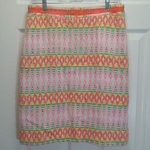 Milly of NY patterned tweed skirt - size 8